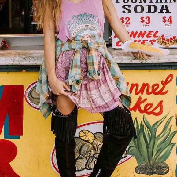 NWT Spell Dahlia RaRa Mini Skirt - Picture 1 of 7